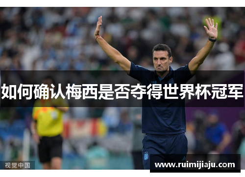如何确认梅西是否夺得世界杯冠军